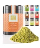 Uniqo Matcha Powder with Mango - All-Natural Japanese Matcha for Lattes Ice Cream & Bubble Tea - No Artificial Dyes - Buy Online on GoSupps.com