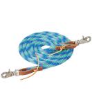 WEAVER Leather Drawstring Reins 3/8 x 8 - Mint Lavender & French Blue | Premium Quality Equestrian Gear - International Shipping - Buy Online on GoSupps.com
