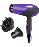 Damage Protection Hair Dryer with Ceramic + Ionic + Tourmaline Technology,Purple, 3 Piece Set Purple Standard - Buy Online on GoSupps.com