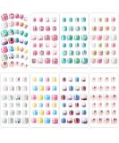 168 Pieces Girls Press on Nails Set | Short False Fingernails for Kids | Cute Little Girl Design | Manicure Decoration Kit with 7 Boxes - Buy Online on GoSupps.com