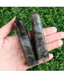 Buy Xiannvxi Labradorite Crystal Tower - 9-10cm Hexagonal Gemstone for Meditation & Energy Healing - Natural Stab Rods - Buy Online on GoSupps.com