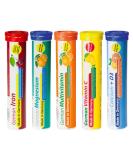 Buy T&D Pharma Breath Tablets - 100 German Effervescent Tablets with Vitamins & Minerals - Fruity Tasting Package - Buy Online on GoSupps.com