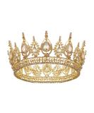 SWEETV Royal Queen Crown, Wedding Tiara for Bride, Rhinestone Tiaras and Crowns for Women, Costume Headpiece for Birthday Cosplay Party Celebration,Gold 6.Gold - Buy Online on GoSupps.com