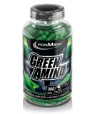 Buy Ironmaxx Green Amino - 300 Capsules | Low-Carb Amino Acid Matrix with High Doses | International Shipping Available - Buy Online on GoSupps.com