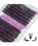 240PCS D Curl 12-16mm Individual Cluster Lashes Extensions for 3D Effect and DIY Eyelash Extensions - RR-12-16mm 3D Clusters+40D-0.07-D - Buy Online on GoSupps.com