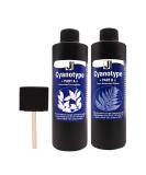 Jacquard Cyanotype - for Photographic Blueprints on Paper and Fabric - 2 Component Sensitizer Set - Bundled with Moshify Sponge Brush for Application - Buy Online on GoSupps.com