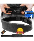 Premium Floodiam Weight Lifting Belt for Men & Women | Quick Adjustment Real Leather Gym Belt | Perfect for Weightlifting & Bodybuilding | Shop Now! - Buy Online on GoSupps.com