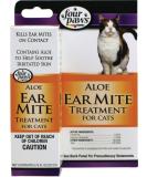 Four Paws Mite Remedy for Cats - Effective Solution for Cat Mite Infestation - Buy Online on GoSupps.com