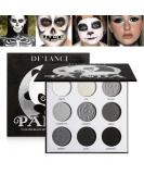 Gray Eyeshadow Palette Black Grey White Silver  Blendable Smokey Eye Eyeshadow Palette Long Lasting Smoky Eyeshadow for Halloween SFX Clown Skull Goth Makeup Palette Look Dark Eye Shadow Pallet- Panda - Buy Online on GoSupps.com