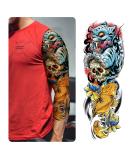 GFHIH Christmas Full Arm Temporary Tattoos for Men and Women - Waterproof & Realistic Sleeve Designs - Long Lasting Holiday Gift - 12 Sheets (L19xW7) - Buy Online on GoSupps.com