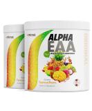 Buy Alpha EAA Powder 2x462g Tropical Fruits - Vegan Essential Amino Acids Delicious Workout Drink Optimal Value Made in Germany - Buy Online on GoSupps.com