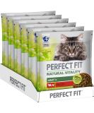 Buy PERFECT FIT Natural Vitality Cat Food - Beef & Chicken Dry Food for Adults (Pack of 6 x 650g) - International Shipping Available - Buy Online on GoSupps.com