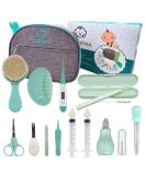 Kuketes Baby Care Set - 13 Essential Parts for Newborns | Thermometer Nail Scissors Brush & More | International Shipping Available - Buy Online on GoSupps.com