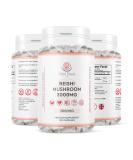 Reishi Mushroom Extract 3000mg - 4 Month Supply - 120 Vegan Capsules - Buy Online on GoSupps.com