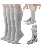 Shihanee 5 Pairs Seamless Sensitivity Socks - Over The Calf Sensory Friendly Medical Boot Sock for Adults | Comfortable Orthopedic Boot Liner - Buy Online on GoSupps.com
