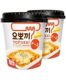 Yopokki Cheese Tteokbokki Cup I Korean Topokki Instant Retort Rice Cake (Cup of 2 Cheese Flavored Sauce) Korean Snack - Buy Online on GoSupps.com