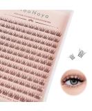 Buy Wispy Cluster Lashes - 144 Pcs 10mm Natural Individual Eyelash Extensions | D Curl DIY Super Thin Band - Buy Online on GoSupps.com