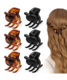 Morhom 6-Piece Medium Hair Claw Clips for Women and Girls - Ideal for Thick or Medium Hair - 1.3 Inch Size - MIX - Buy Online on GoSupps.com