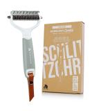 Slit Ear Sub Fur Brush - Pet Brush for Dogs Cats & Horses | Ideal for Long-Haired Breeds | Undercoat Comb for Knots & Mats - M-L - Buy Online on GoSupps.com