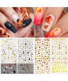 TailaiMei 16 Sheets Holiday Nail Stickers  Halloween & Thanksgiving Day Fall 3D Self-Adhesive Seasonal Nail Art Decals for Autumn DIY Nail Decorations Halloween  Thanksgiving Day. 16 Sheets - Buy Online on GoSupps.com