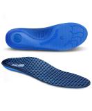 Walkhero Plantar Fasciitis Insoles  High Arch Support Orthotic Shoe Inserts  Relieve Foot Pain and Flat Foot (Mens 11-11 1/2 | Womens 13-13 1/2 Blue) Mens 11 - 11 1/2 | Womens 13 - 13 1/2 Blue - Buy Online on GoSupps.com