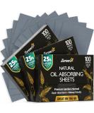 Natural Blotting Paper for Oily Skin with Bamboo Charcoal - 25% Larger - 3pk/300 Oil Blotting Sheets for Face - Makeup Friendly - Easy To Grab One 1 Count (Pack of 3) Bamboo Charcoal - Buy Online on GoSupps.com