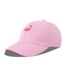 LANGZHEN 100% Cotton Kids Baseball Cap Hat | Adjustable Sun Hat for Girls Boys | M Pink Flamingos - Buy Online on GoSupps.com