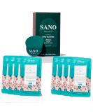 Vegan Zombie Mask - Sano Silk Dermatologist Tested Korean Face Mask for Glass Skin Pore Reduction & Anti-Aging - Pack of 8 - Buy Online on GoSupps.com