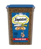 TEMPTATIONS Jumbo Stuff Cat Treats - Savory Salmon - Large Cat Treats 14oz (Pack of 1) - Buy Online on GoSupps.com