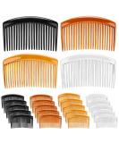 24 Pcs Plastic French Twist Hair Combs with 23 Teeth - Decorative Hair Clips for Women - Buy Online on GoSupps.com