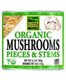 Native Forest Organic Mushrooms  6.5 Ounce (Pack of 12) White - Buy Online on GoSupps.com