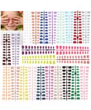 576 Piece Kids Fake Nails - Wsimily 24 Colorful Short Acrylic Square & Round False Nails for Children & Women - Full Cover Artificial Fingernails & Manicure Decoration - Buy Online on GoSupps.com