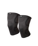 MOBU Knee Sleeves - Comfort & Flexibility - Compression Knee Sleeves for Arthritis Joint Pain & Support Ligament Injury Meniscus Tear - Running Weight Lifting Sports - Large Black - 2 Pack Black L - Buy Online on GoSupps.com