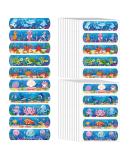 100Pcs Cartoon Sea Animal Bandages - Waterproof Flexible Adhesive Bandages for Kids Toddler & Children Care - Buy Online on GoSupps.com