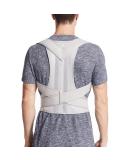 Back Posture Corrector for Women & Men | Plus Size XS-5XL Adjustable Spine Support Belt - Gray XL | Lumbar Brace & Posture Trainer - Buy Online on GoSupps.com