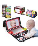 Leadstar Baby Mirror Toys - Foldable Sensory Toys for 0-12 Months | Black & White Contrast Montessori ABC Educational Toys for Girls - Buy Online on GoSupps.com