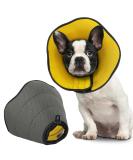 Bonthe Halskrause XXL Yellow: Breathable Soft Protective Dog Collar | Post-Op Recovery Adjustable Design Leak Protection & Wound Licking Prevention - Buy Online on GoSupps.com