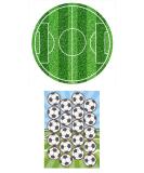 Dekozauber24 Set of 2 Football Edible Cake Toppers Perfect Cake Decoration for Children's Birthday Parties - Buy Online on GoSupps.com