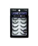 ProBeauty Essentials Faux Mink Petite Wispies False Eyelashes - Fuller Looking Lashes | Easy Application | Cruelty-Free | 5 Pair Black - Buy Online on GoSupps.com