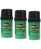 Brut Deodorant 2.25oz Round Solid Classic (66ml) - 3 Pack - Buy Online on GoSupps.com