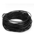 BEADNOVA Genuine Round Leather Cord Black Leather Strips for Jewelry Making Bracelet Necklace Beading (11 Yards,1.5mm) 02.black 1.5mm - Buy Online on GoSupps.com