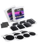 Tirellix 24-Pcs Bike Tire Patch Kit for Bicycle, Motorcycle & Mountain Bike - Glueless Tube Patch Repair with 2 Scuffers and Portable Cases - Buy Online on GoSupps.com