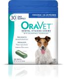 OraVet Dental Hygiene Chews for Small Dogs 10-24 lbs 30 Count (Pack of 1) - Buy Online on GoSupps.com
