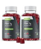 Prebiotic Fiber Gummies 5G - Supports Digestive Health & Weight Management - Vegan Dietary Supplement - 120 Fruity Chews - Zero Sugar Added - Buy Online on GoSupps.com