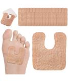 48pc U-Shaped Felt Callus Pads for Foot Pain Relief - Self-Adhesive Metatarsal Cushion Pad for Men and Women - Beige - Buy Online on GoSupps.com