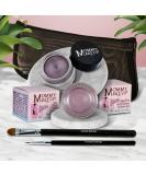 Everlasting Eye 5 Piece Waterproof Makeup Set | Gel Eyeliner Creme Eyeshadow Brushes & Mesh Bag | Paraben-Free Talc-Free Cruelty-Free | Elsa/Amethyst - Buy Online on GoSupps.com