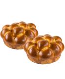 Traditional Kosher Pull-Apart Challah Bread for Holidays & Shabbat Table - 19 oz Per Loaf - 2 Pack by Sterns Bakery - Buy Online on GoSupps.com