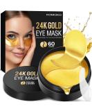Komoko 24K Gold Under Eye Patches (60 Count) - Anti-Aging Collagen & Amino Acid Mask for Dark Circles, Puffiness, and Wrinkles | Skin Care Gold Eye Mask - Buy Online on GoSupps.com