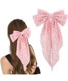 Shop Wllhyf Pink Big Bow Hair Clips - Silky Satin 90s Style Hairpins for Women & Girls | International Shipping - Buy Online on GoSupps.com