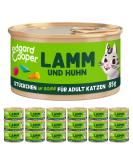 Edgard & Cooper Wet Cat Food - Grain-Free Adult & Active Formula with Lamb & Chicken 85g x 18 Pack - Buy Online on GoSupps.com